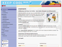 Tablet Screenshot of keep-cool-online.de